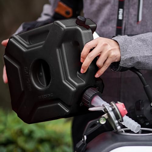 Portable Gasoline Can for Motorcycles, Diesel, Oil, Easy to Carry, Lockable, Anti-Aging, Anti-Corrosion, Lightweight, Durable, Travel, First Aid, Disa