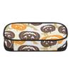 Pen Case Compact Shape Durable 300D Polyester Zipper Closure with Main Compartment Mesh Pocket and Pen Slots for Boys Girls