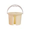 2 Pcs Translucent Paint Brush Wash Bucket Thickened Design Painting Pen Holder  Watercolor