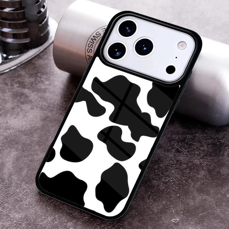 Dalmatian Cow zebra texture Phone Case For iPhone 17 16 15 14 13 12 11 Pro Max Plus 17Air Soft Silicone Cover