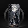 Witch Pumpkin Tempered Glass Phone Case Suitable for Samsung Galaxy S26 S25 S24 S23 S22 S20 FE/Ultra/Plus Anti Drop Back Cover