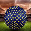 Star Pattern Indoor Size 5 Soccer Ball Colorful Machine Stitched PVC Competition Ready Durable High-Bounce