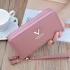 New Wallet Women's Double Zipper Long Clutch Bag Fashionable and Simple Large-capacity Double-layer Wallet Mobile Phone Bag