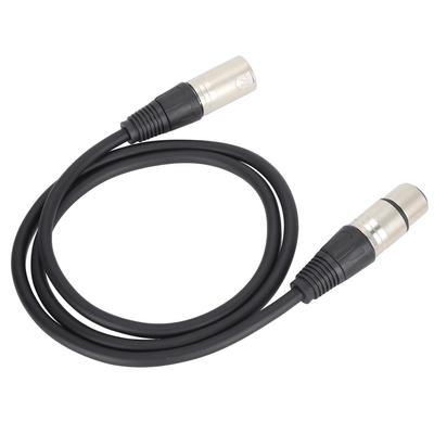 Cabo de Microfone 3 Pinos XLR Macho para XLR Fêmea Cabo de Microfone Balanceado para Gravação em Estúdio e