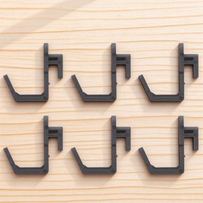20Pcs Peg Board Hook J Shape Plastic Sturdy Organizer Display Storage Workshop Shelving Hook Garage Shelf Hanger