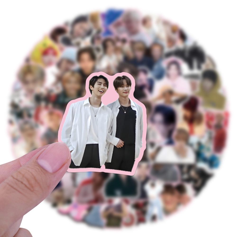 50-100 Korean Boy Group Stray Kids Waterproof Graffiti Decorative Stickers