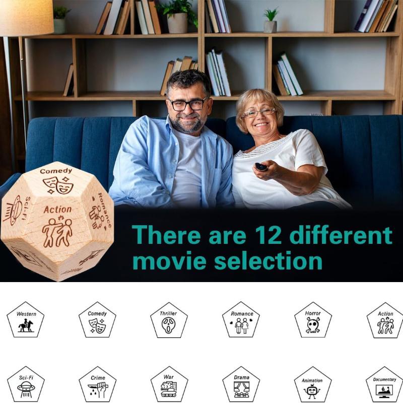 Terninger for henne ham Par Gaveideer Matbeslutningsterninger Spill Jul Bursdag Valentinsdag Gaver til kone ektemann