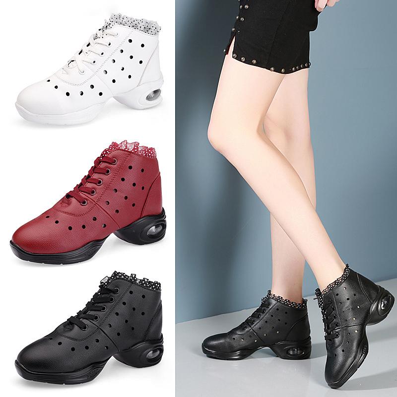 Buy Women Girls Modern Square Dance Shoes Ballroom Dance Shoes Hollow