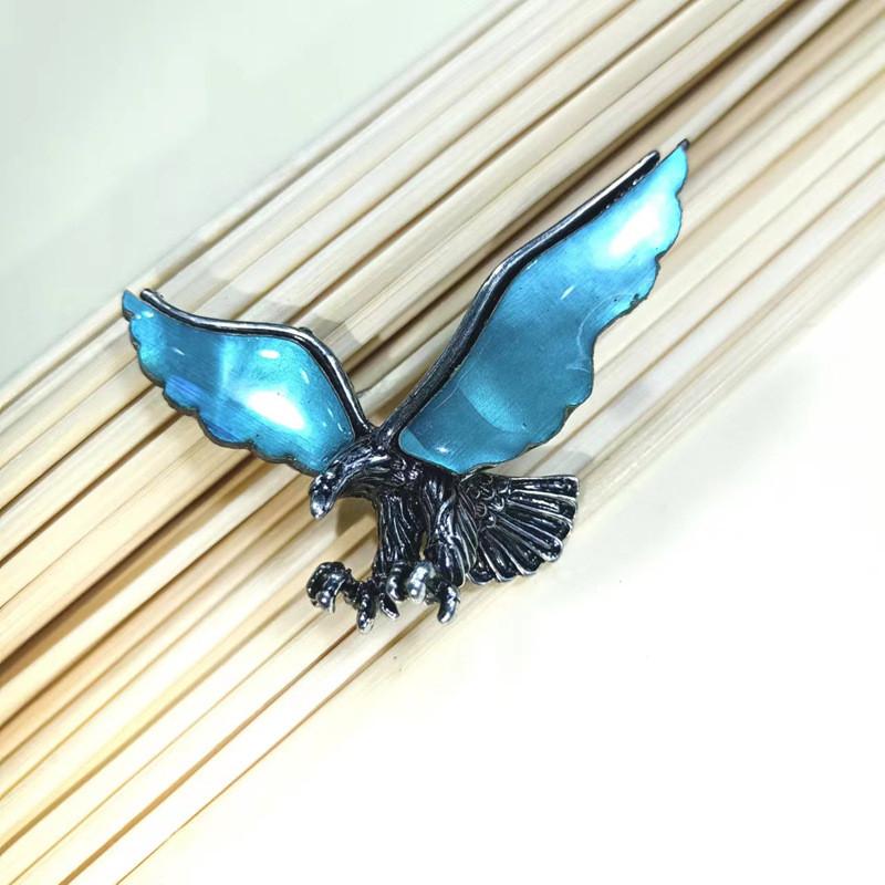 Vintage Shell Animal Brooch With Inlay Craft For Couples Gift Accessory