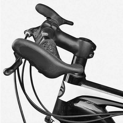 1 Pereche Mânere Bar End Ghidon Bicicletă MTB Bicicletă Ciclism Lock On Mâner Cauciuc