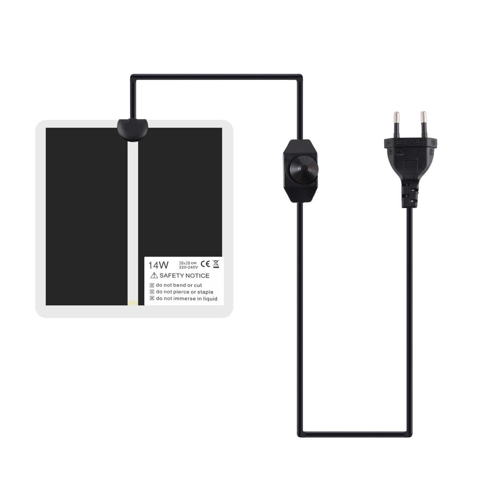 5-45W Reptiles Heat Mat Terrarium Climbing Pet Heating Warm Pads Adjustable Temperature Controller Mats Reptiles Supplies