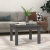 Day and Night - Day and Night Solid Gray Pine Wood Coffee Table 45x45x30 Cm
