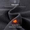 ROMON Men's Hooded Water-Repellent Warm Fleece Jacket