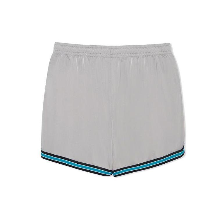 Li Ning CBA Professional Basketball Series Knitted Loose Sports Casual Shorts Men Shorts Silver-Gray AAPR407-2