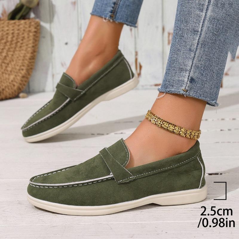 British Style Big Size Loafers Women Casual Shoes Comfortable Soft Sole Slip on Flat Shoes New Arrivals