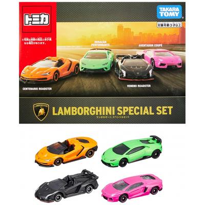 TAKARA TOMY Tomica Geschenk LAMBORGHINI SONDERSET Lamborghini Spezialset Mini-Autospielzeug ab 3 Jahren