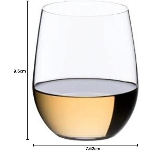 Set of Riedel The O Wine Tumbler Viognier/Chardonnay Glasses, 8 Pieces (5414/85)