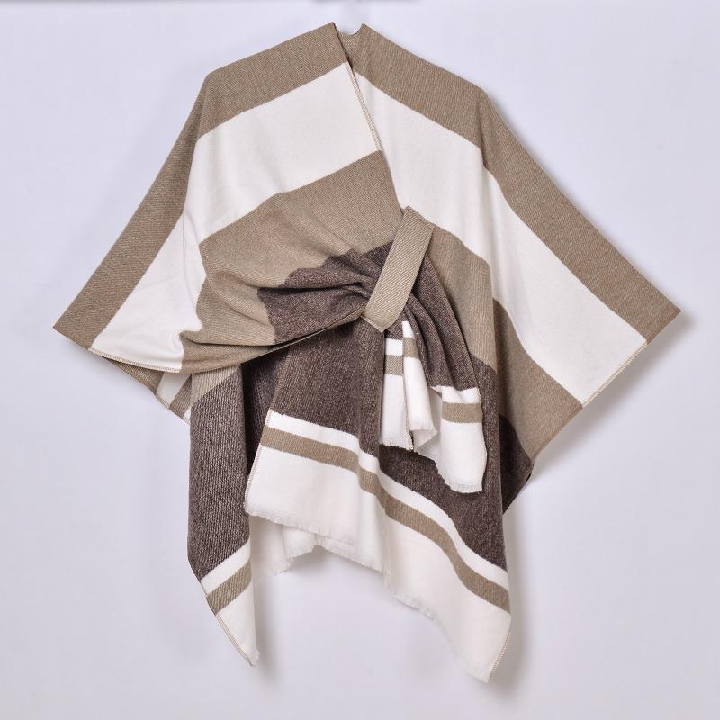 AEC hand-sewn edge thickened and lengthened open hot-selling cape air conditioner warm decorative shawl scarf