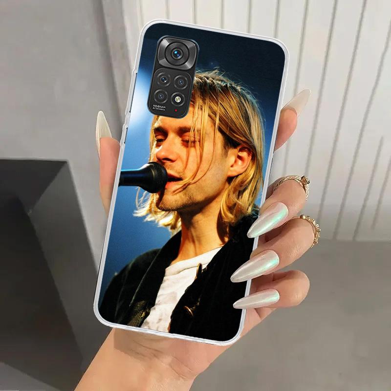 

Ретро Чехол для телефона Курта Кобейна для Xiaomi Redmi Note 15 14 14S 13 12S 12 Pro 11S 11 Plus 11T 11E 10S Мягкий Чехол Принт Оболочка Note 14 Pro Plus