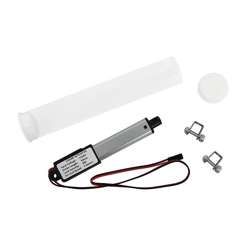 2 Inch 12V 9.5mm/S Electric Push Rod Linear Actuator Stroke Micro-Linear Actuator Electric Waterproof Actuator Motor