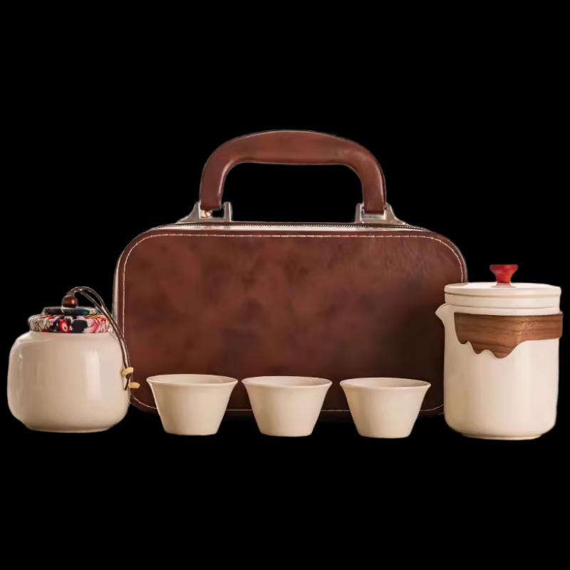 Woding Portable Ceramic Tea Set
