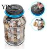 Educational Money Box for Children Digital Coin Bank with Intelligent Counting, Safety Padlock ABS Transparent Counter LCD Display Savings Jar,