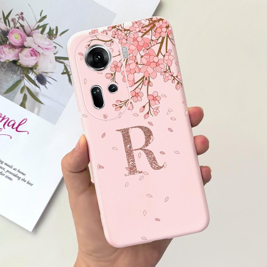 Für Oppo Reno 11 5G Hülle Reno11 F Niedliche Kronen Buchstaben Abdeckung Weiche Silikon Handyhülle Für Oppo Reno11 Pro Reno 11F Rückseite Taschen