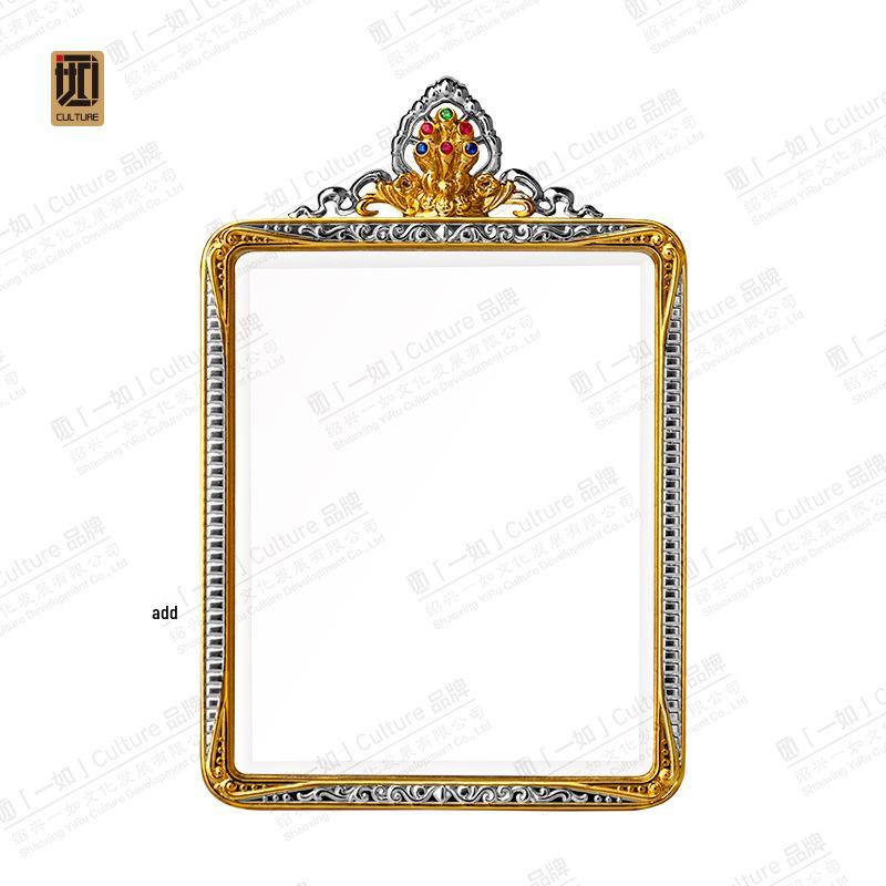 Authentic Mani Huacai · Eight Treasures Gold Wheel Tangka Box Pendant Buddha Talisman