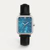 [LUMTON] LUMTON Men's Harbor Mother-of-Pearl Leather Wristwatch