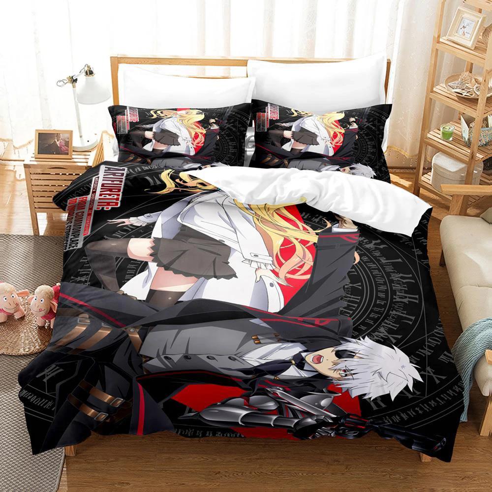 Comforter Anime Arifureta Bedding Set Full Double Single Duvet Bedroom Sets From Commonplace To The World'S Strongest