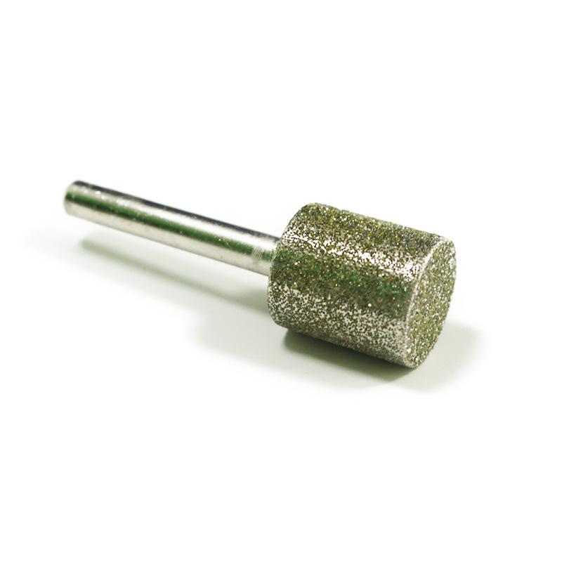 Electric Diamond Grinding Head for Stone and Jade Carving - Large Cylindrical Grit