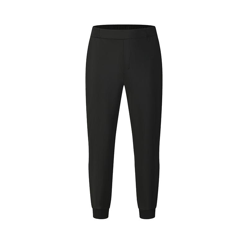Fila A.P. Classic Minimalist Casual Training Comfortable Versatile Jogger Knit Sports Pants Men Bottoms Deep-Black A11M611613FBK