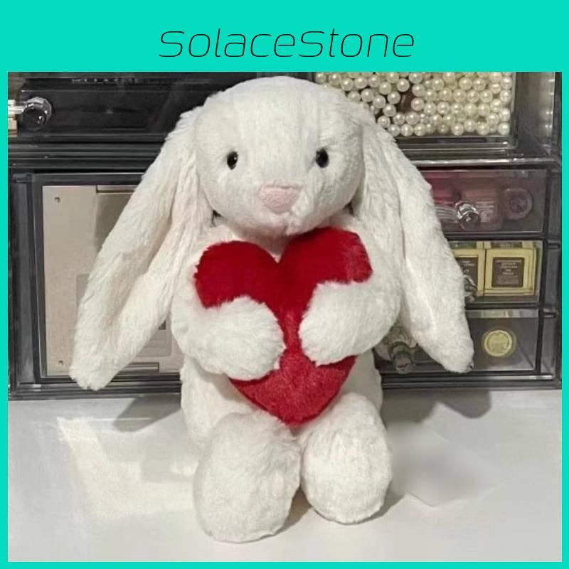 Jellycat Rabbit Plush Toy With Love Heart Design And Pp Cotton For Gift Children