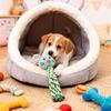 1pc Interactive Tug Rope, Chew Resistant for Puppies & Small Dogs, Durable Cotton, Supports Dental Health, Fun Training