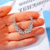 Hip Hop Style Angel Wings Ear Cuff Earrings with Cubic Zirconia