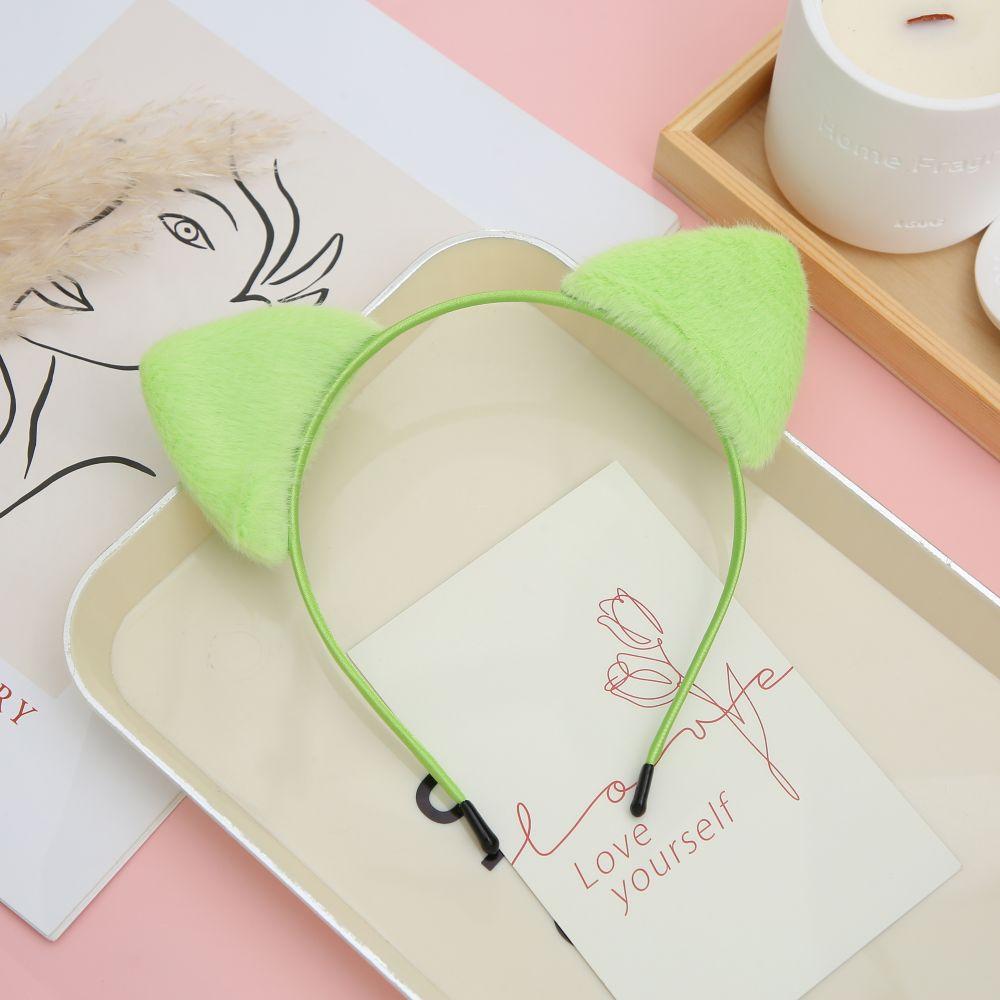 Cat Ears Furry Headbands for Women and Girls, Makeup of Party Decoration, Daily Wearing, Cute