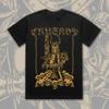 Kreuzzug Mittelalter Ritter Druck T-Shirt Herren Damen Lässig Baumwolle Gothic Streetwear Kurzarm Da