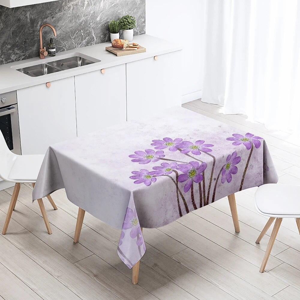 

Скатертина Cherry Blossom Floral Anti-Stain Waterproof Прямокутний кухонний обідній стіл Home Decor 40x70cm