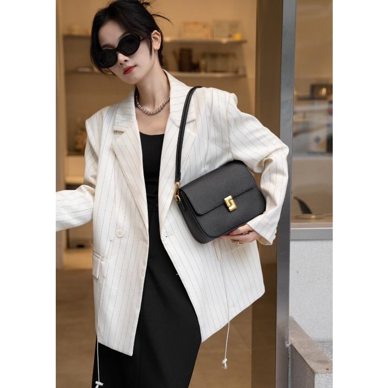 Spring and Summer High-grade Texture Foreign Skin Women's Bag Single Shoulder Crossbody Small Square Bag