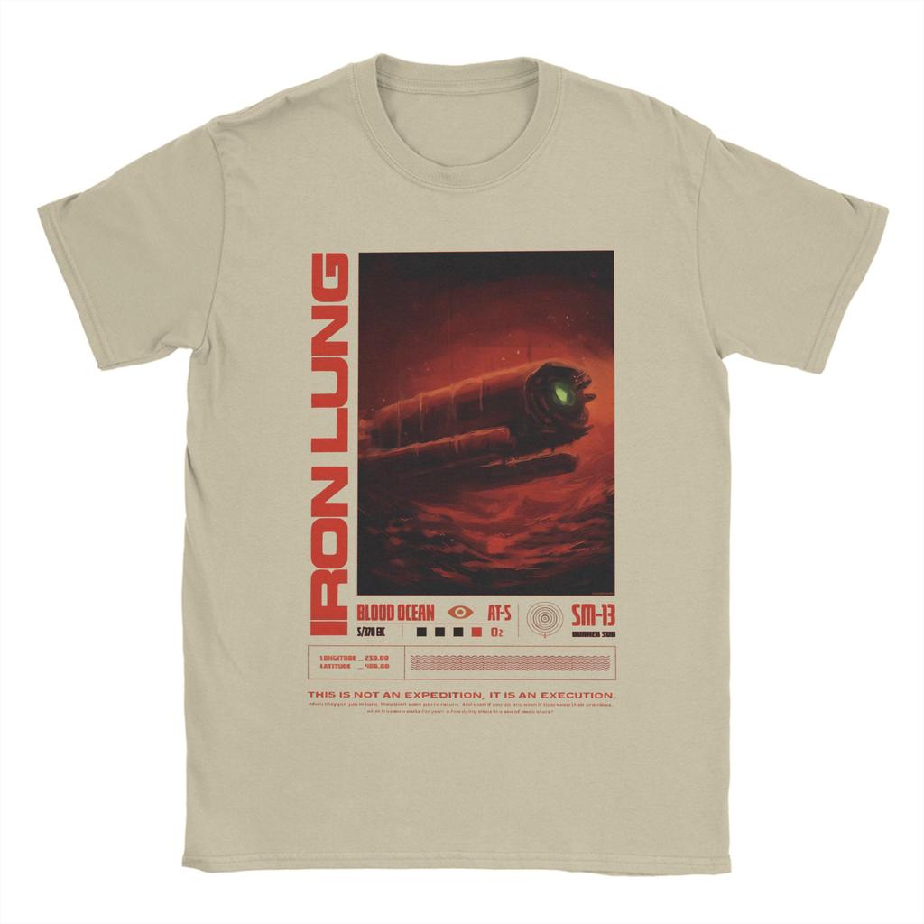 Iron Lung 3 TShirt Beach  Harajuku TShirts Unisexs Cotton Crewneck Oversized Top Tees Short Sleeve Aesthetic Tshirt