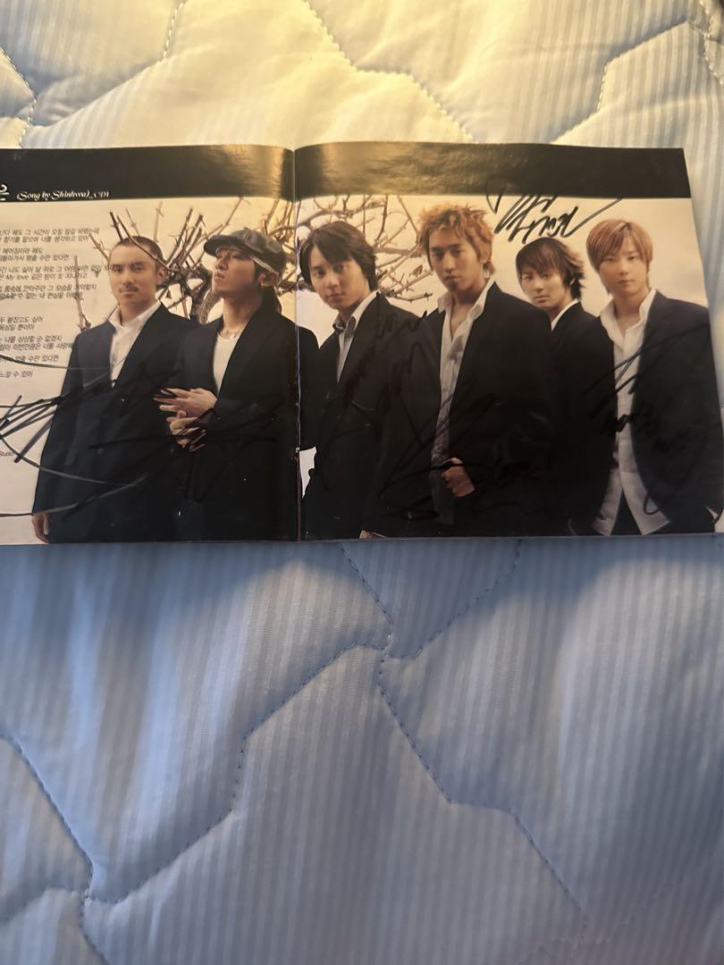 

[USED] shinhwa Shinhwa autographed sign Shinhwa autograph
