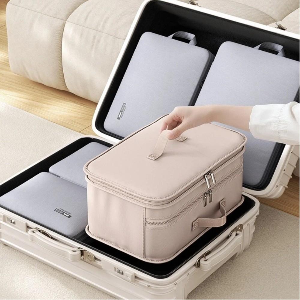 Large Capacity Travel Clothes Storage Bag Multi functional Easy to Carry Wardrobe Hanging Bag Foldable Underwear Storage Bag