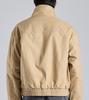 Knopf Seoul Crop Schwere Boa Zwei-Wege Arbeitsjacke (beige)