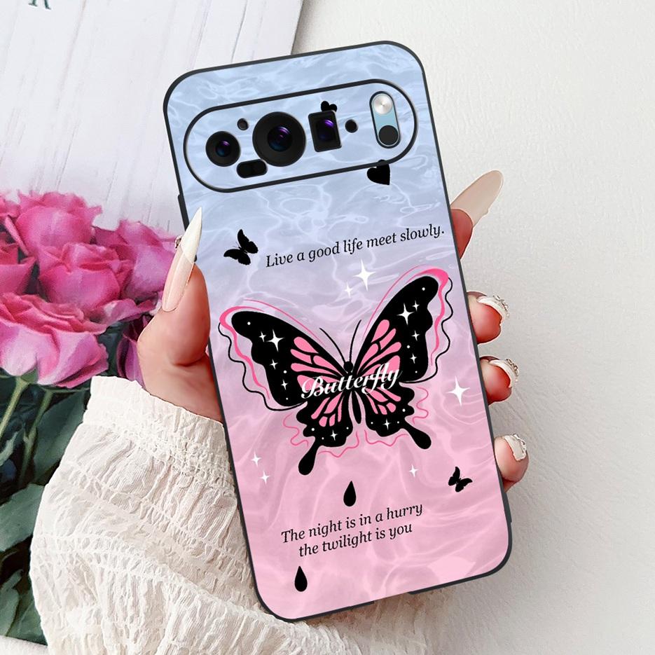 Custodia per Google Pixel 9 Pro Custodia Pixel9A Fiori Colorati Cover Dipinta Custodia Morbida in Silicone per Telefono per Google Pixel 9A Pixel9 Pro Guscio