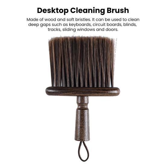 Perie de Curățat Mâner de Lemn Perie cu Peri Moi Multifuncțională pentru Curățat Spații Înguste