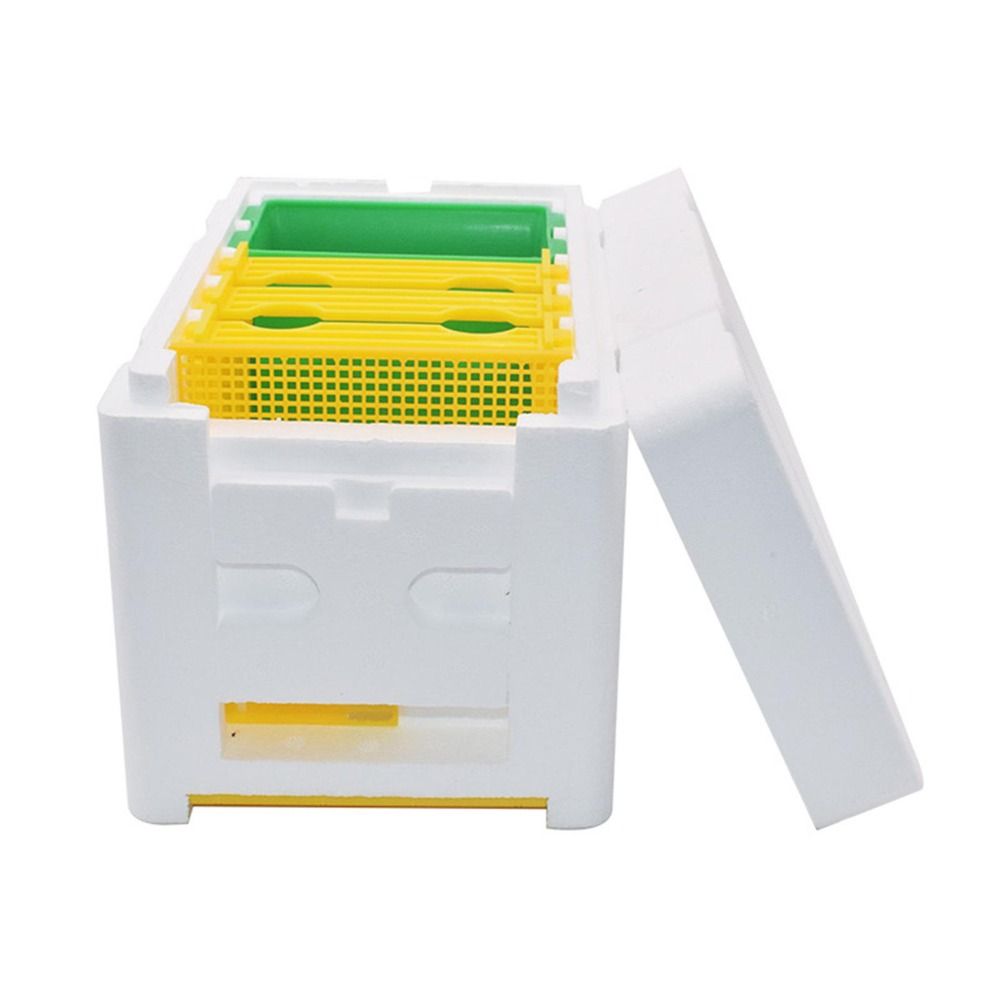 Foam Bee Hive Box Beekeeper Garden Pollination Box Waterproof Bee Breeding Case