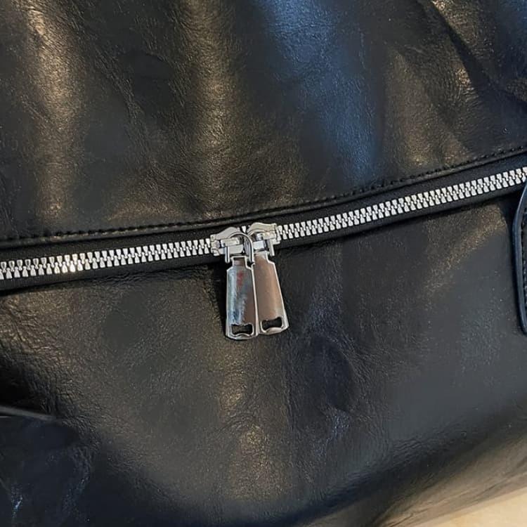 Soft Leather Large Capacity Tote Bag Crossbody Handbag