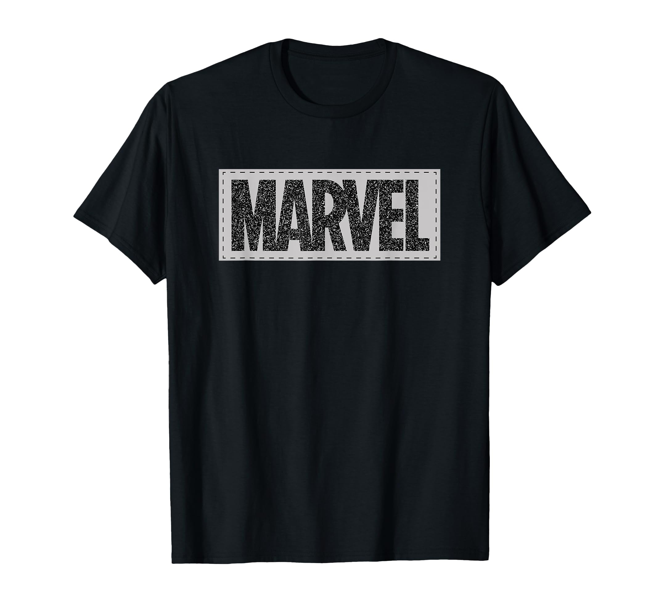 

Marvel Logo Black White Grey T-Shirt чёрный