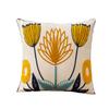 1PC Plant Flower Pattern Polyester Cushion Cover, Pillow Cover, Room Decor, Bedroom Decor, Sofa Decor, Collectible Buildings Accessories