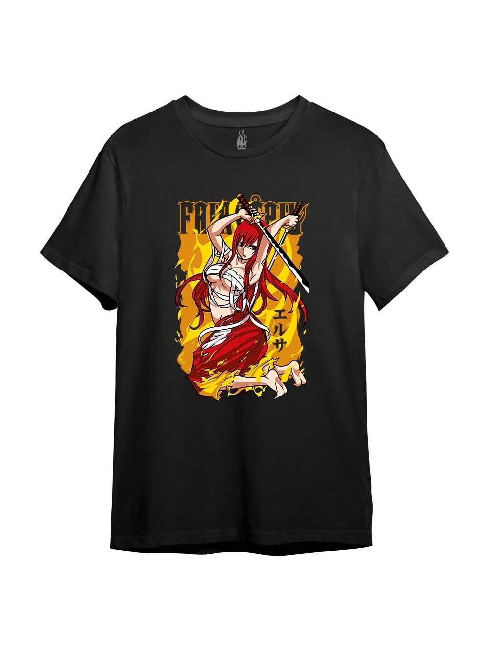 

Fairy Tail Erza Scarlet Anime Women s Cotton TShirt, Premium Cotton Quality Print, Durable And Longlasting, Casual Fashion Style S